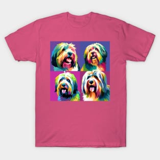 Tibetan Terrier Pop Art - Dog Lover Gifts T-Shirt